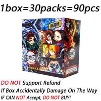 Anime  Collection Cards Kamado Nezuko Agatsuma Zenitsu Qversion Cartoon Cute Healing Character Cards Birthday Gifts