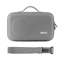 Storage Bag for DJI OSMO 360 Integrated Carrying Case Handbag Travel Waterproof PU Suitcase Box With Shoulder Strap Accessories FOR DJI OSMO 360 pilka spalva