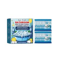 Bathroom Cleaning Effervescent Tablets, Multi-functional -enzyme Cleaning Tablets One Size mėlyna
