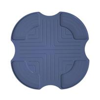 1Pc Silicone Heat-insulating Pad Air Fryer Trivets For Crispi Portable Hot Pads Potholders Airfryer Accessories mėlyna