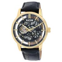 Montre - RAPTOR - Automatique - Boîtier acier inoxydable - Bracelet cuir 22 mm - Étanchéité 5 ATM
