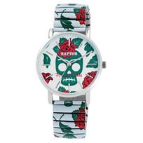 Montre - RAPTOR - Édition spéciale Frida Kahlo - Multicolore - Boîtier 36 mm - Bracelet acier extensible gryna