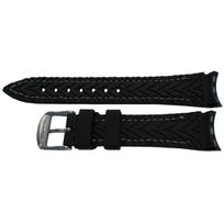 Bracelet montre - MY-MONTRE - Compatible Rolex GMT/Oyster/Omega SeaMaster - 20mm - Noir/Gris - Inserts inox juoda