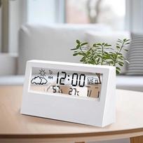 Multifunction Electronic Clock Temperature Humidity Meter Weather Station for Home with Alarm LED Thermometer Thermo Hygrometer
