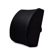 Car Lumbar Support Cushion Memory Foam Waist Pillow 2 Color Auto Seat Back Cushion for Car Chair Home Office Relieve Pain juoda