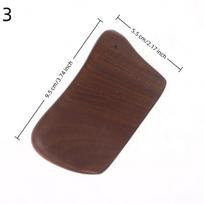 Anti-Cellulite Massage Tool Golden Sandalwood Gua Sha Board for Body Back Leg Arm Relaxing Massage