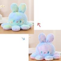 Soft Ferry Plush Cat Plush Toy Cosplay Octopus Legs Jellyfish Bunny Stuffed Animals Doll Rainbow Rabbit Baby Appease Toy about 17-20cm