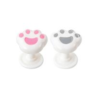 2Pcs Anti-Dirt Cat Paw Toilet Lid Lifter Hygienic Reusable Toilet Presser Cartoon Creative Toilet Cover Opener Bathroom Tools