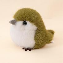 Lifelike Bird Plush Toy Soft Parrot Parrot Kiwi Bird Owl Sparrow Stuffed Plushies Simulation Animals Pendant Gift for Birthday 12cm