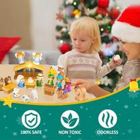 Nativity Calendar Advent 2026 Small Home Decor Christian Symbols Christmas Table Ornaments For Kids Bedroom Living Room other