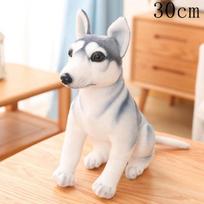 Simulation Dog Husky Plush Toy Real Life Stuffed Animals Puppy Pet Plushies Doll Cartoon Soft Kids Toys for Girls Home Decor