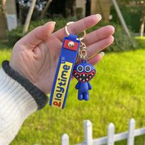 Huggy Wuggy Fidget žaislas Poppy Playtime figūrėlė Pakabukas Raktų pakabukas Dovana nuo streso Blue1