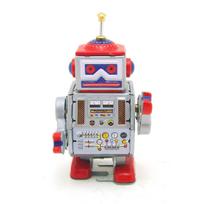 Classic Iron Metal Robot Figure Collectible Nostalgic Gift For Family And Friends balta