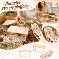 Hamster Hideout with Transparent Viewing Window and, 3-Piece Set One Size balta