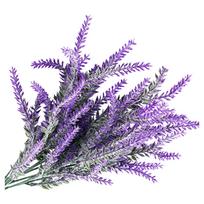 Faux and Artificial Flower Bouquet with Flocked Stems - Realistic Floral Arrangement for Wedding Home Decor One Size