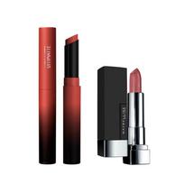 Maybelline Natural Thin tube lipstick and Black Rubiks Cube makeup set - two-piece set Thin tube lipstick 1.7g899Black Rubiks Cube lipstick 3.9g503 juoda