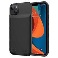D88 Suderinamas Su iPhone 14 7000mAh Baterijos Dėklas Su LED Indikatoriumi Nešiojamas Įkrovimo Dėklas Power Bank Dėklas Telefonui, Palaiko Garso F juoda
