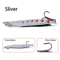 Red Dot Fish Scale Spoon Lure: Long Cast Classic Bait for Bass & Mandarin Fish beige