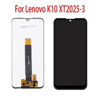 LCD ekranas Lenovo K10 XT2025-3, LCD ekranas, jutiklinis ekranas, skaitmenizatorius, pilnas mazgas, pakeitimas juoda