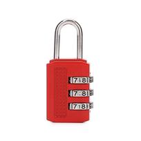 3 Digit Resettable Combination Padlock Luggage Case Padlock Box Black Lock Coded Lock School Gym Locker Sheds pink