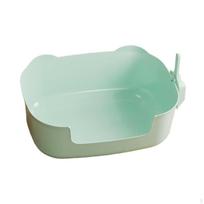 Cat Litter Boxes Container with Portable Potty Tray Toilet Box pilka