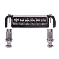 Guitar Part Chrome Wraparound Bridge Tailpiece juoda