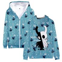 Fashion Women Men's Hoodie Hollow Knight Silksong Print Comfortable Hoodie High Quality Autumn Men's Hooded Jacket Zipper Sweatshirt XS