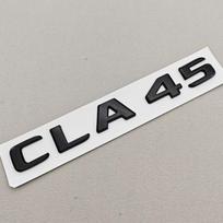 3D ABS Automobilio Raidės Logotipas Bagažinės Ženklelis Emblema Lipdukas Mercedes Benz A Serijai A45 CLA45 W169 W176 W177 C117 W118 Aksesuarai CLA45 Flat Black juoda