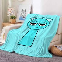 Muzikiniai Žaidimai S-sprunki Antklodė Šilta Ir Minkšta Tinka Miegamajam Svetainei Sofa-lova Biurui Kelionėms Stovyklavimui 30x40in