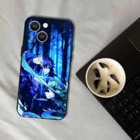 Anime G-giyu T-tomiokaS Phone Case For iPhone 16,15,14,13,12,11,Pro,XS,Max,XR,Plus,E,SE4,Mini Black Soft Cover iPhoneXSMAX