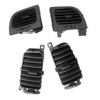 2Pcs Front Central Dashboard Air Vent Outlet Grill Panel for Hyundai Accent Hatchback 2006-2011 974101E000-A87Q Black LeftRight