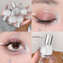SHAQINUO Shimmer Liquid Highlighter: Fine Rhinestone Shimmer for a Delicate, Three-Dimensional Facial Glow. Suitable for Daily Makeup Use.