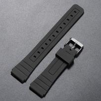 Minkštas silikoninis 18 mm dirželis Casio F-91w laikrodžiui, vandeniui atsparus guminis apyrankė, sportinė atsarginė apyrankė, universali apyrankė 18mm raudona