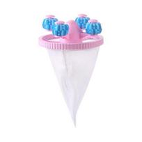 Washing Machine Filter Reusable Mesh Design Floating Hair Collector Deep Cleaning High-Efficiency Pet Hair rožinė