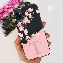For ZTE Blade A71 2021 Case Fashion Letter Luxury Flower TPU Soft Silicone Cover For ZTE Blade A71 A7030 Phone Cases Shockproof ZTE Blade A71