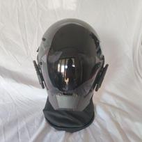 Cyberpunk Helmet Cosplay Dreadlocks Cool Mask With Led Light Shinobi Samurai Mask Braids Christmas Birthday Gift Dreads Wings