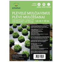 Mikroperforuota sodo plėvelė mulčiavimui + UV 1,4x10 m, juoda