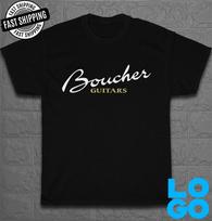 New Boucher Guitars Logo Men's Funny T-Shirt Made In USA Size S to 5XL L