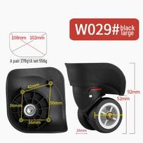Universal Suitcase Caster Wheels Set - Luggage Repair Accessories