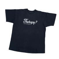 Terapija? 1990 90-ųjų Vintažinis Irony Grupės Koncertinis Turas Retas Juodas Unisex Marškinėlis XXL