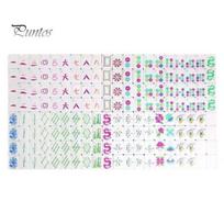 Four-layer Mahjong Tiles 160Pcs American Set, 4 Layer Engraved Acrylic Kit Kit, Mah Jongg Tabletop Game for Family Night, Travel Accessories A