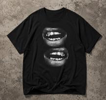 Y2K Grillz Graphic Tee Hip Hop Streetwear Shirt, Baggy Oversized Tshirt, Rap Graphic Tee, Grunge Y2K Fashion, Vintage Streetwear Tee S