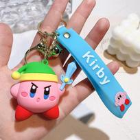 Kirby Cartoon Keychains For Bag Car Key Chains Gift Decoration Accessories Anime Merchandise Action Figure