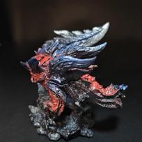 13cm New Monster Hunter Glavenus Static Model Action Figures PVC Desktop Ornament Model Toys Surprise Statue Gifts Collectable