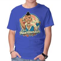 Unisex Crew Neck T-Shirt Heart Bender Graphic Short Sleeve Casual Tee XXL