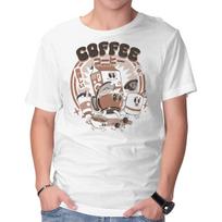 Unisex Crew Neck T-Shirt My Coffee Friends Graphic Short Sleeve Casual Tee XXXXL