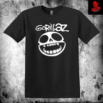 Men's and Women's T-shirts Gorillaz Indie Band Music Tee Unisex Heavy Cotton XXL