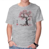 Unisex Crew Neck T-Shirt Forest Spirits Sumi-e Graphic Short Sleeve Casual Tee XL