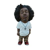 One-of-a-kind Snoop Dogg Rap Star Figurine Ornament For Collectors And Music Fans Blue