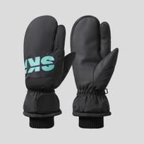 New Trending Winter Thermal Thickened Touchscreen Windproof Snowboarding Ski Gloves Men juoda